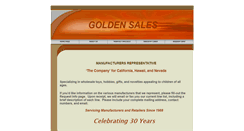 Desktop Screenshot of goldensales.com